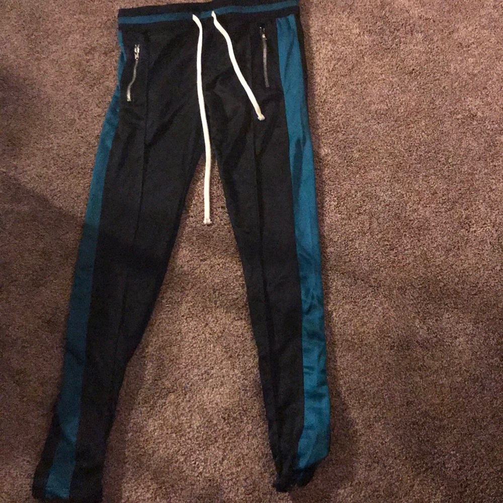 Navy mnml track pants